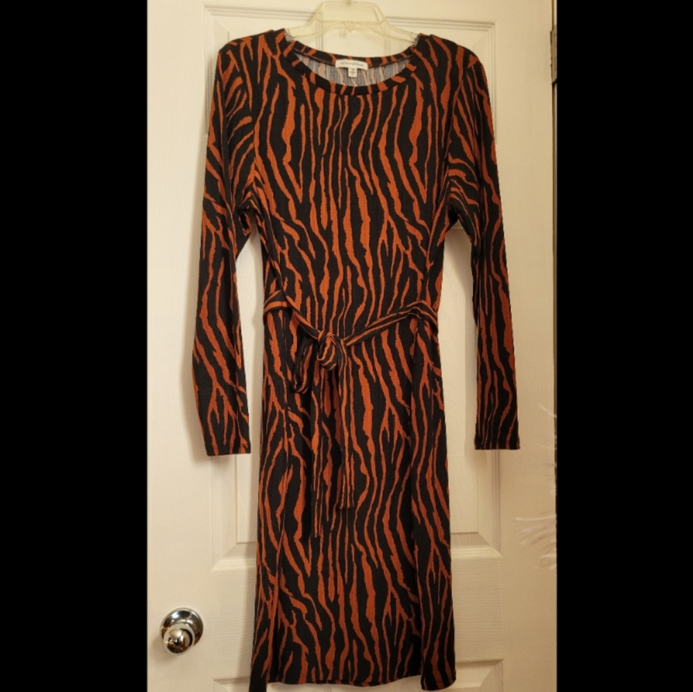 Animal print dress